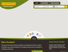 Tablet Screenshot of ecoplan.be