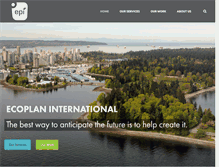 Tablet Screenshot of ecoplan.ca